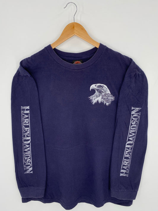 2009 HARLEY DAVIDSON Size XL Vintage Long Sleeve T-Shirt / K7781