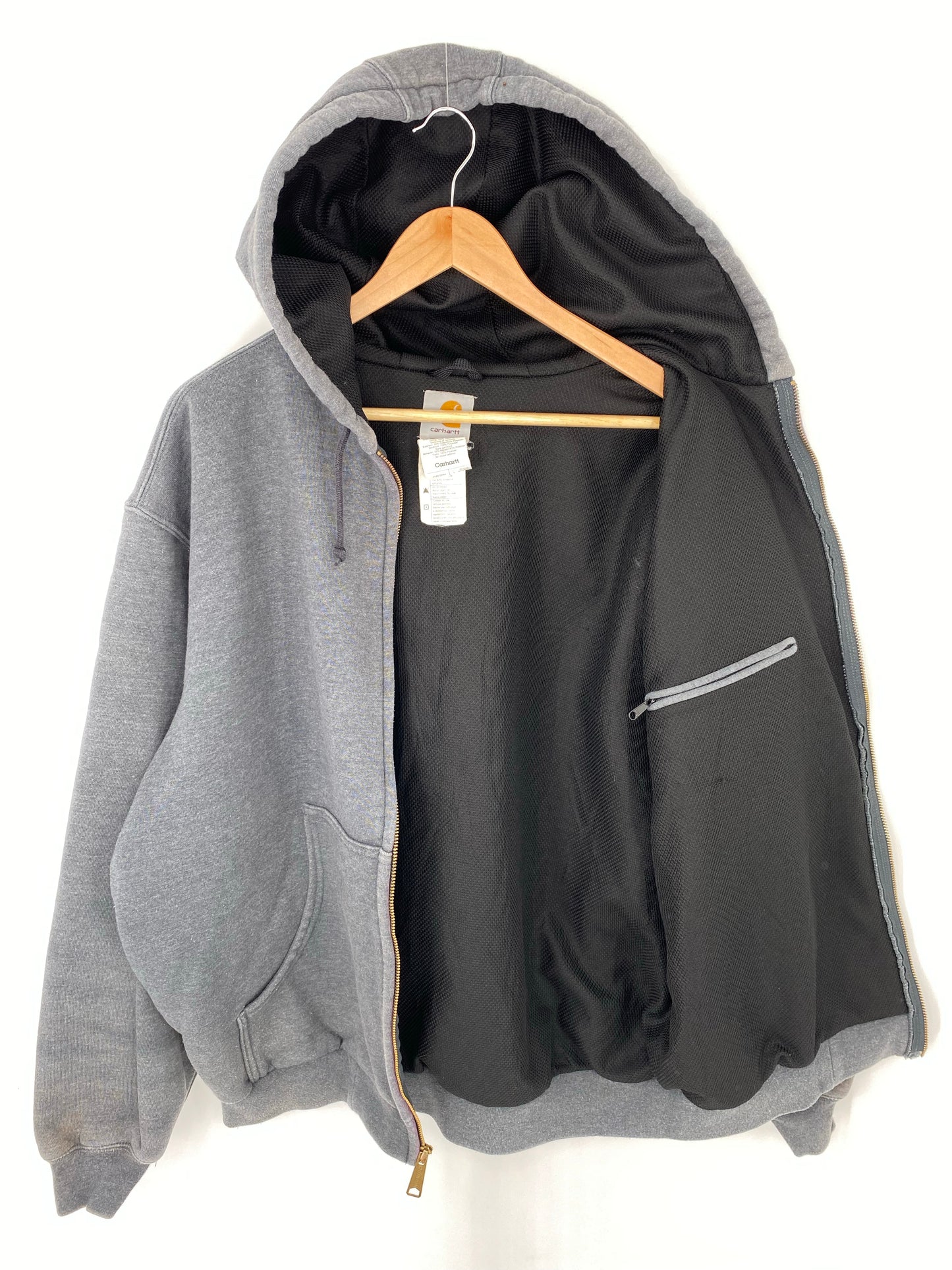 Vintage CARHARTT Size L Zip-up Hoodie Sweat-Shirt / K8499