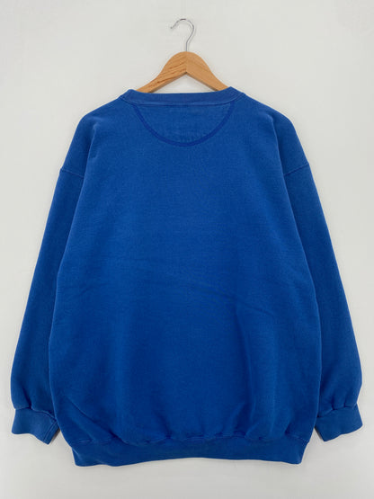 90’s UNIVERSITY OF KANSAS Made in USA Size XL Vintage College Sweat-Shirt / A7763