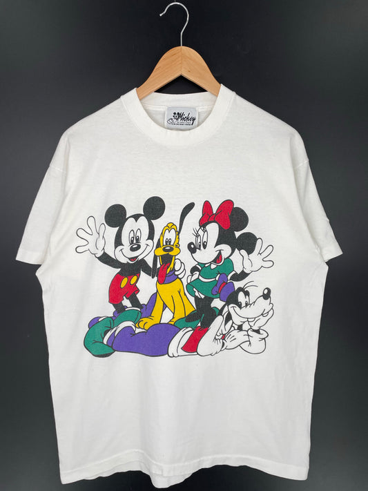 90's DISNEY Made in USA Size ONE SIZE (Approx.L) Vintage T-Shirt / K9742