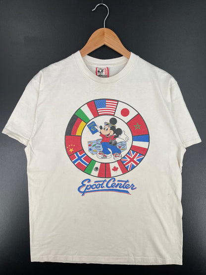90's DISNEY MICKEY Made in USA Size L Vintage T-Shirt / A2318