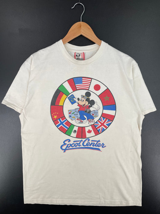 90's DISNEY MICKEY Made in USA Size L Vintage T-Shirt / A2318