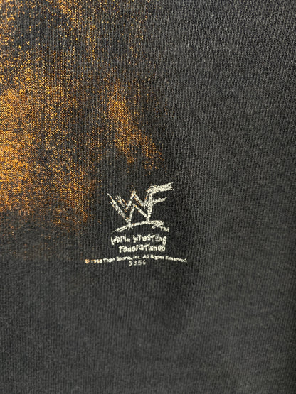 .1998 THE ROCK Size L Vintage WWF T-Shirt / A4561