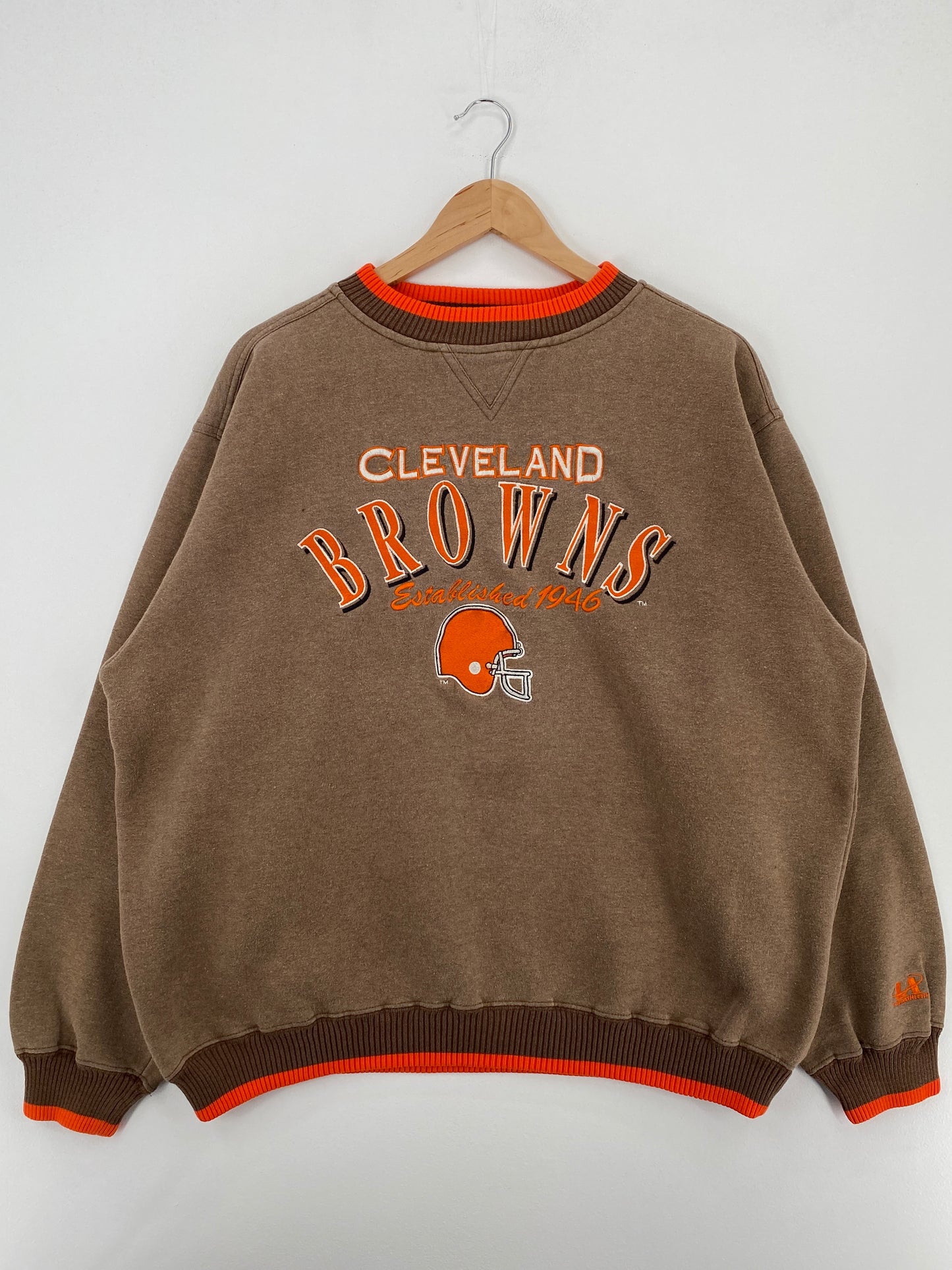90's CLEVELAND BROWNS Size XL Vintage NFL Sweat-Shirt / A4412
