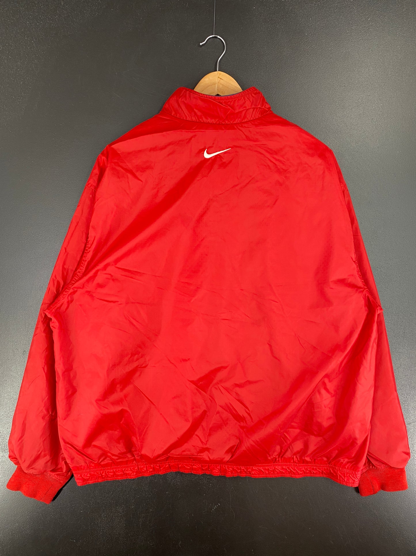 90’s NIKE Size L Vintage Half Zip Nylon-Jacket / A6247