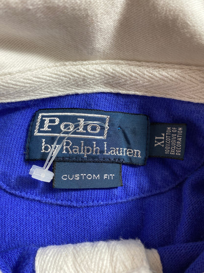 00' POLO RALPH LAUREN Size XL Vintage Rugby-shirt / k392