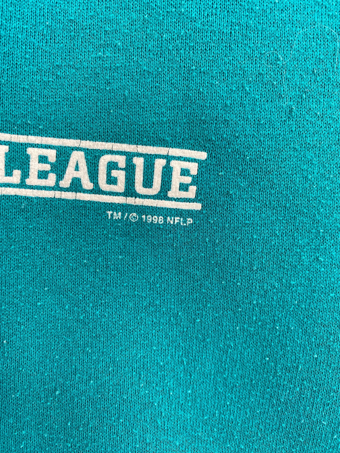 1998 MIAMI DOLPHINS Made in USA Size XL Vintage NFL Sweat-Shirt / A9855