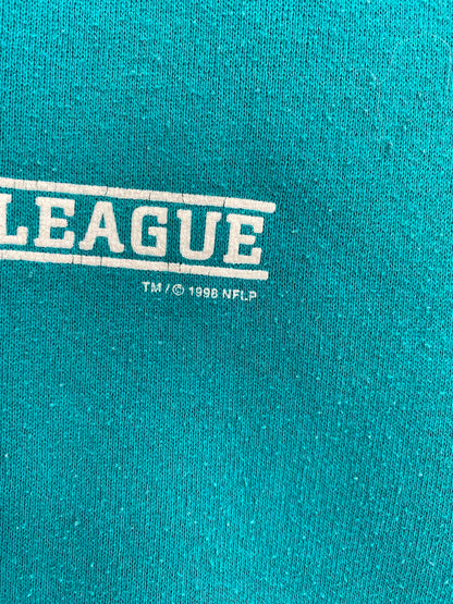 1998 MIAMI DOLPHINS Made in USA Size XL Vintage NFL Sweat-Shirt / A9855