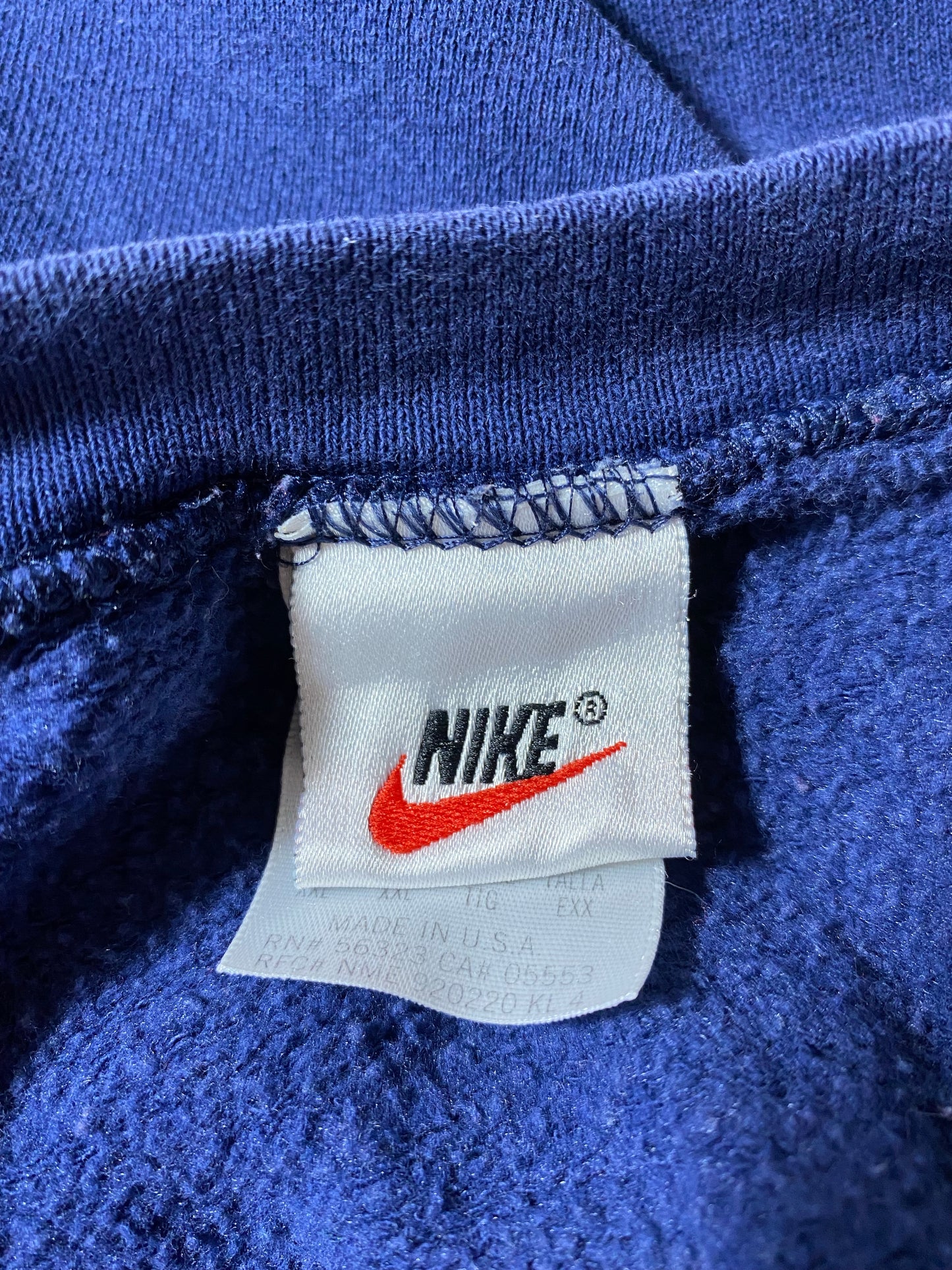 90' NIKE MICHIGAN FOOTBALL  Made in USA Size XXL Vintage College Sweat shirt / K6565