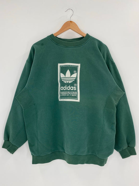 90's ADIDAS Size L Vintage Sweat-Shirt / K4668