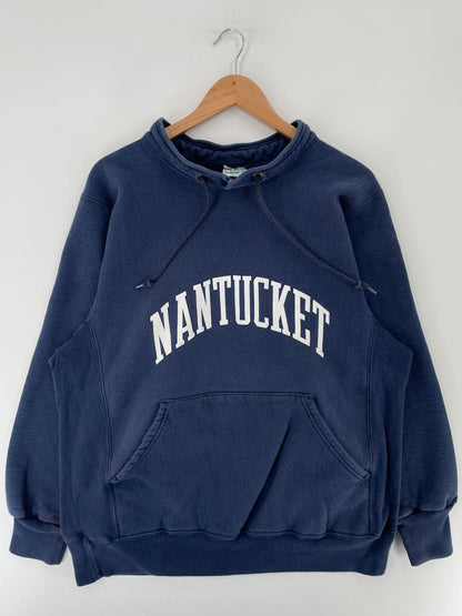 90's NANTUCKET Made in USA Size XL Vintage College Sweat-Shirt / E6079S