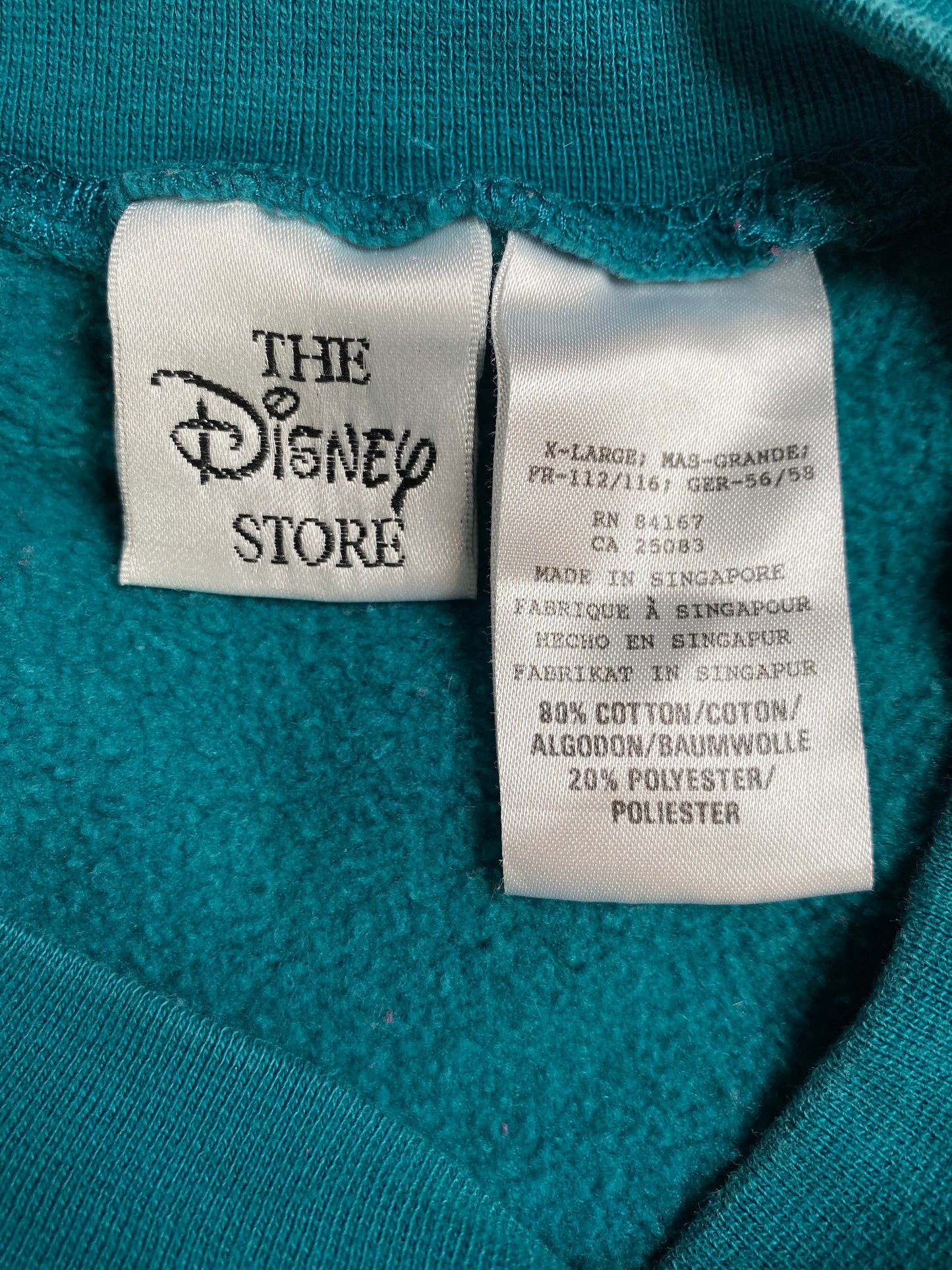 00' DISNEY THE SEVEN DWARFS Size XL Vintage Sweat-shirt / A3131