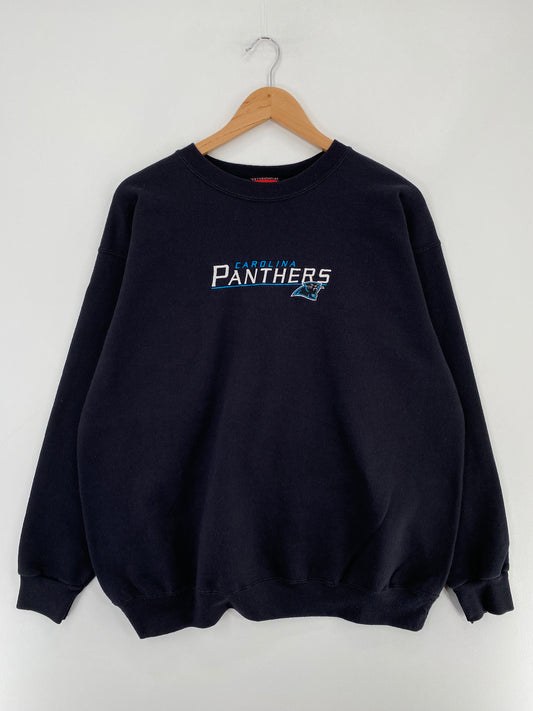 Vintage CAROLINA PANTHERS Approx. Size XL Vintage NFL Sweat-shirt / E5157S