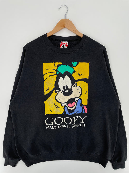 90's DISNEY GOOFY Made in USA Size XXL Vintage Sweat-Shirt / A1781