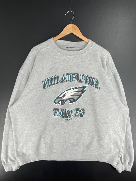 Vintage PHILADELPHIA EAGLES Size Approx.XXL NFL Sweat-shirt / E3239S