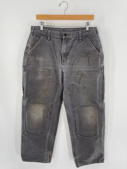 Vintage CARHARTT Size W33xL28 Vintage Double Knee Duck Pants / A3601