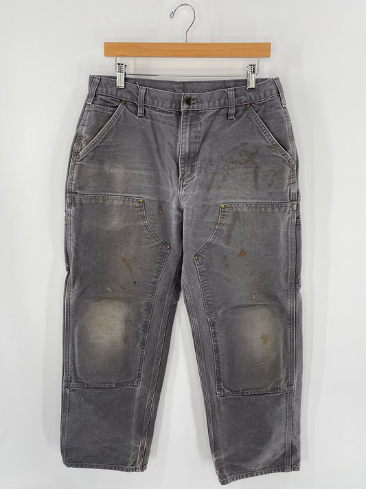 Vintage CARHARTT Size W33xL28 Vintage Double Knee Duck Pants / A3601