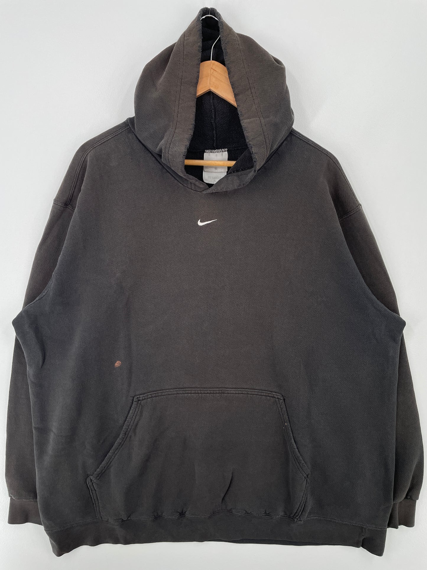 90’s NIKE CENTER SWOOSH Size XXL Vintage Hoodie Sweat-shirt / A8963