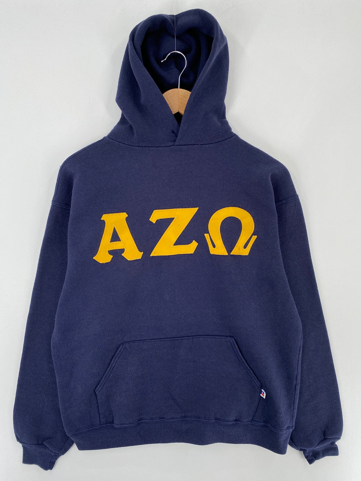 80’s RUSSELL x ALPHA ZETA OMEGA Made in USA Size L Vintage College Hoodie Sweat-shirt / E4561S