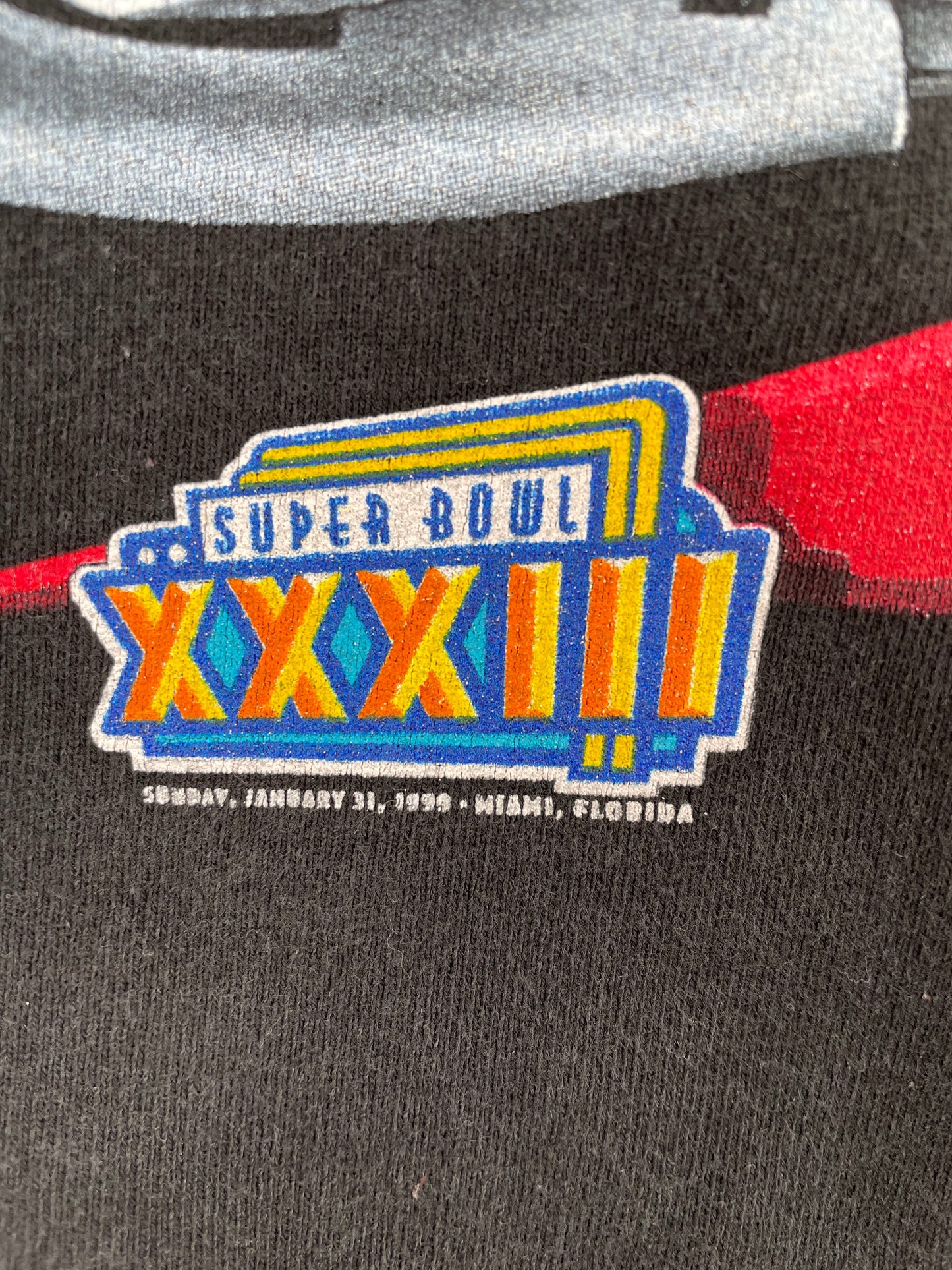 1999 SUPER BOWL ATLANTA FALCONS Size L Vintage NFL Sweat-shirt / E2144S