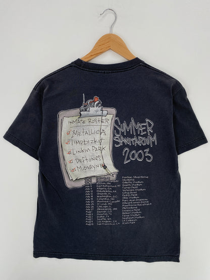 2003 METALLICA Size M Vintage Music T-Shirt / A4904