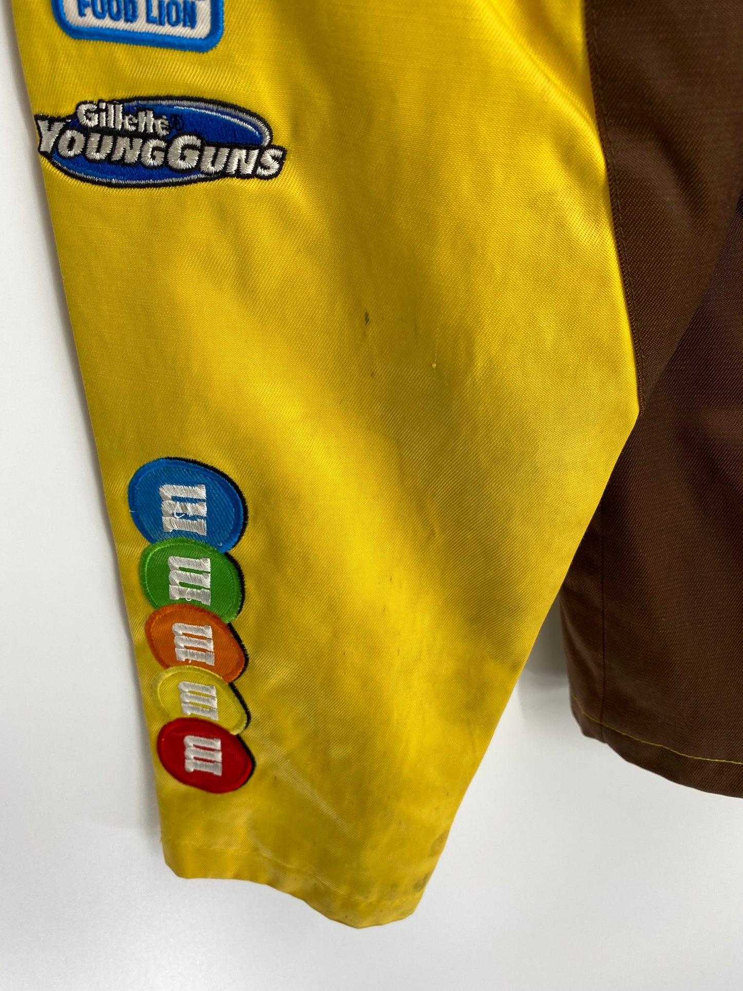 Vintage NASCAR M&M'S KYLEBUSCH Size Ladies XL Racing Jacket/ K6683