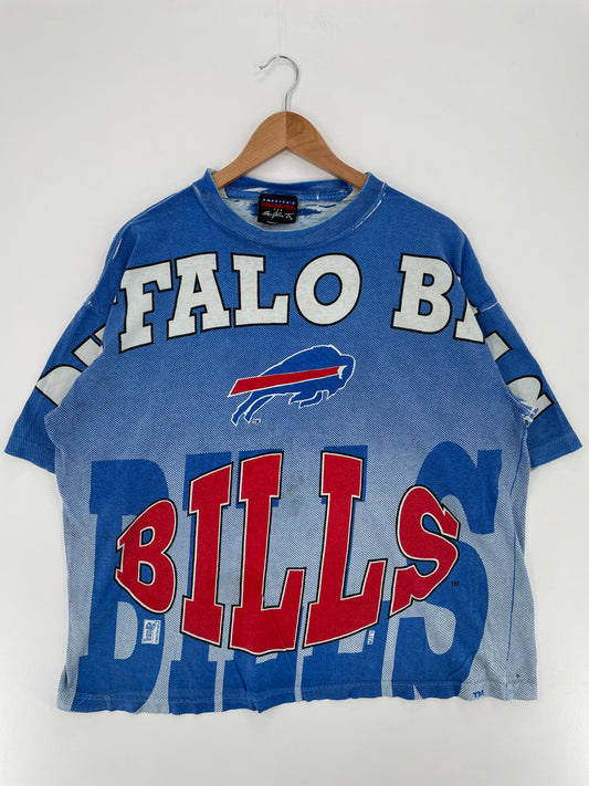 90's BUFFALO BILLS Made in USA Size XL Vintage NFL T- Shirt / A1932