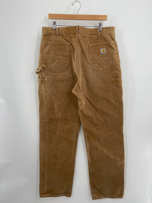 Vintage CARHARTT Size W36xL32 Double Knee Duck Pants / A5263