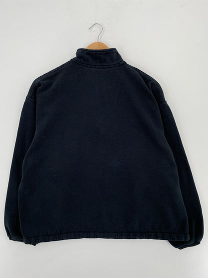 90’s NIKE Size M Vintage Half Zip Sweat-Shirt / A5495