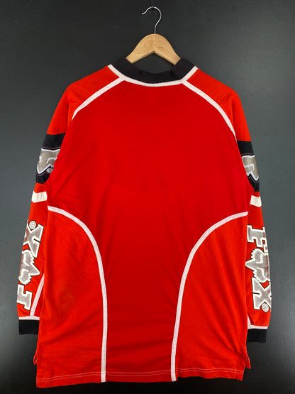 .00' FOX RACING Made in USA Size L Vintage Long Sleeve T-Shirt / A4609