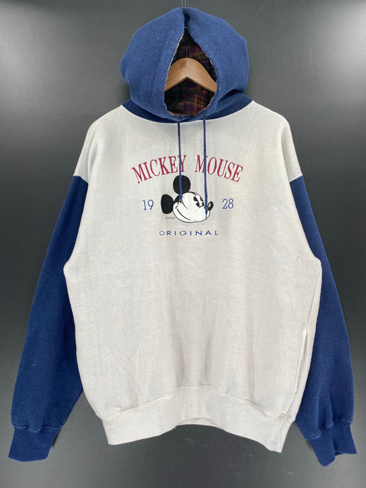 90’s DISNEY MICKEY Size L Vintage Sweat-shirt / k5674