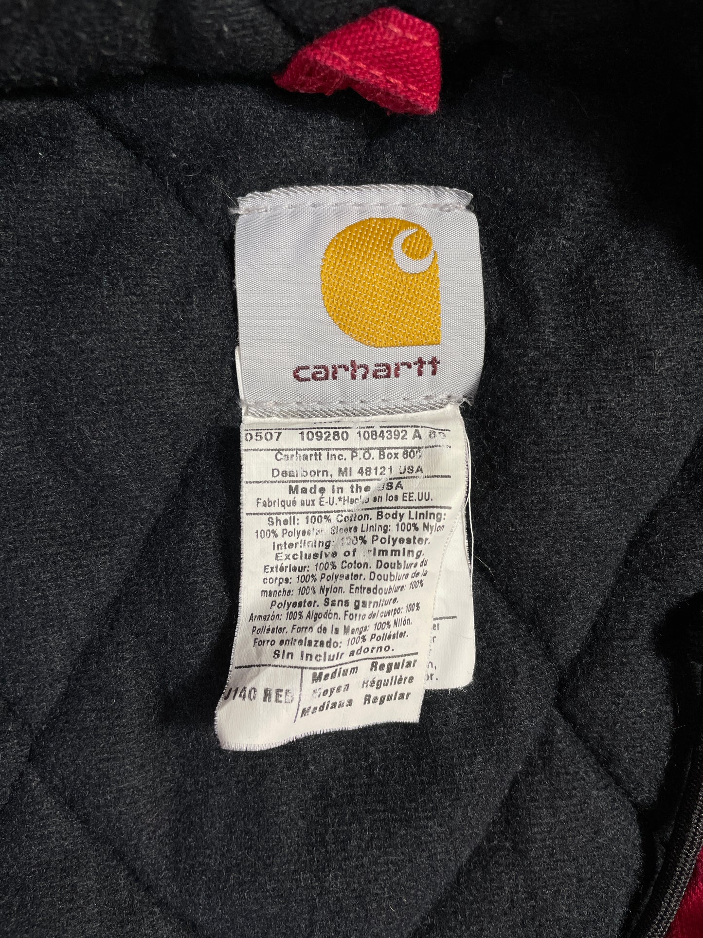 Vintage CARHARTT Size M Hoodie Duck Jacket / A8993