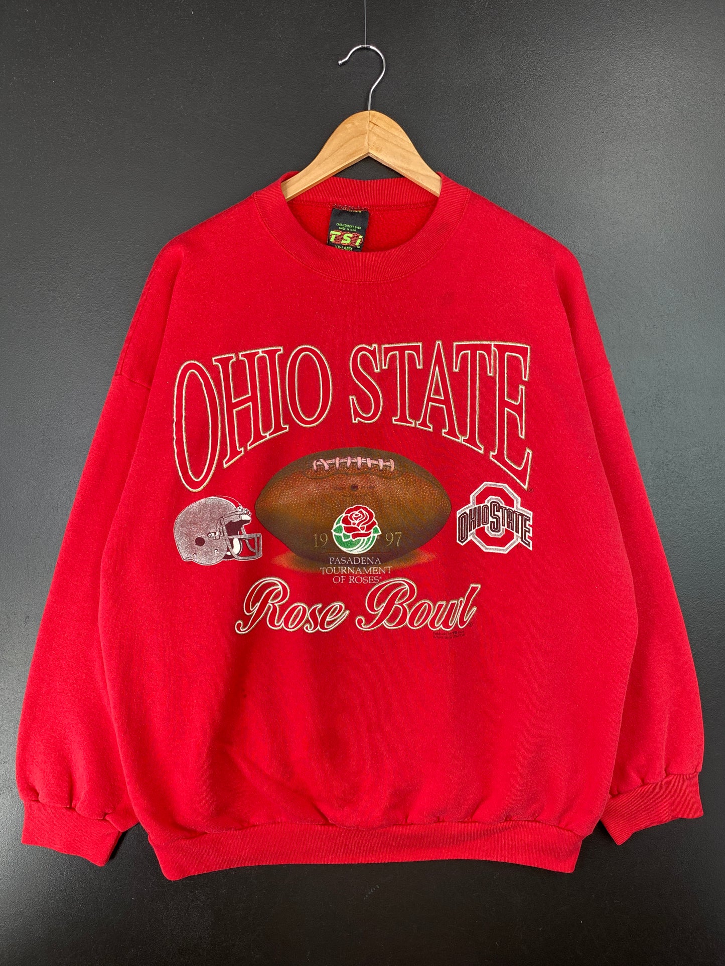 1997 OHIO STATE Made in USA Size XXL Vintage College Sweat-Shirt / A7459