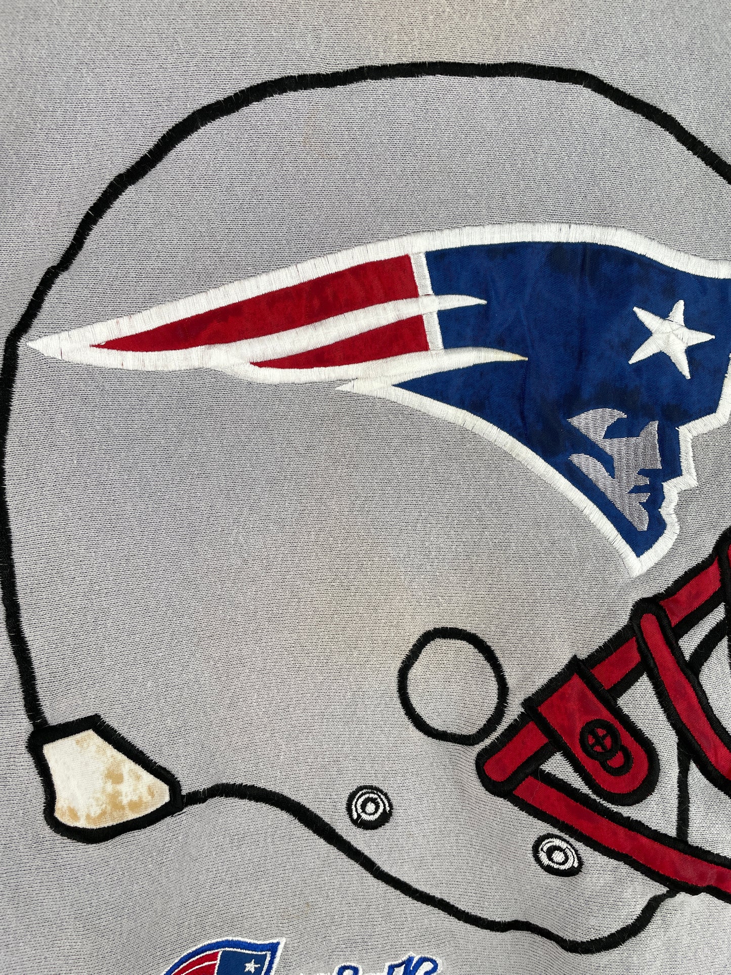 90's NEW ENGLAND PATRIOTS Size XL Vintage NFL Sweat-Shirt / E3629S