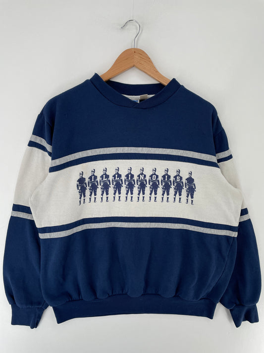 90's ILLINOIS Size XL Vintage College Sweat-Shirt / E6650S