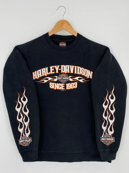 2007' HARLEY DAVIDSON Size L Vintage Sweat-shirt   / K5264