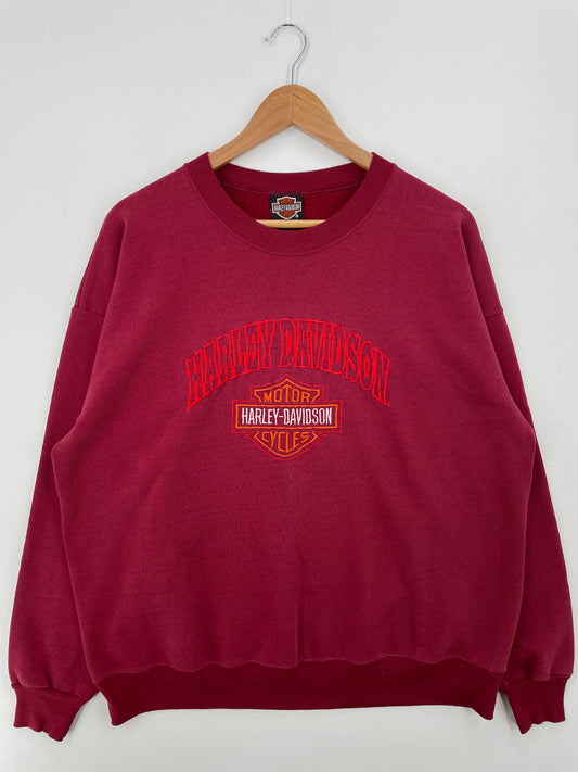 90’s HARLEY DAVIDSON Made in USA Size XL Sweat-Shirt / A8568