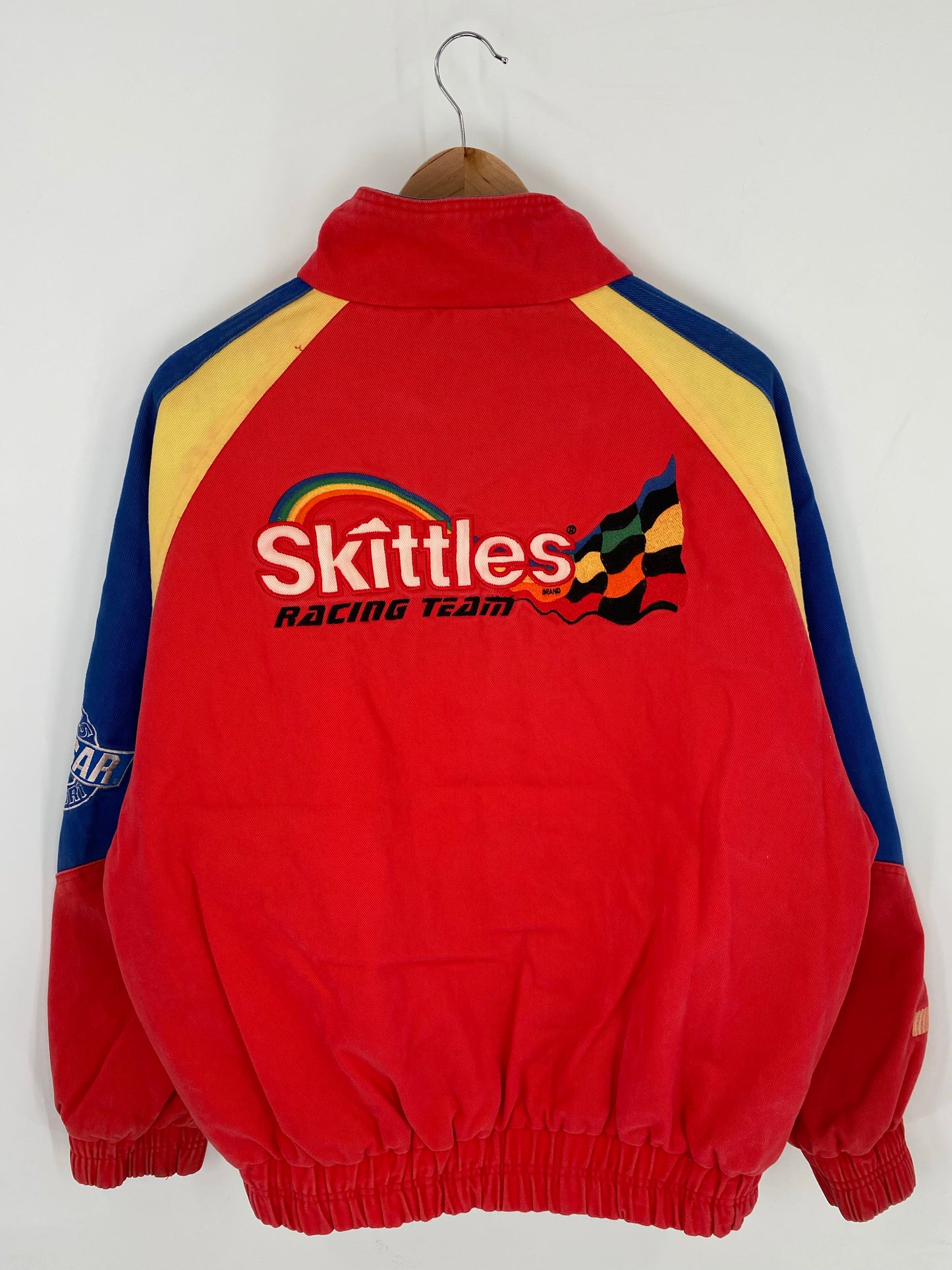 Vintage Skittles x NASCAR SKITTLES IRVAN Size L Racing Jacket/ K8309