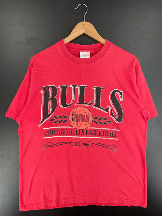 90's CHICAGO BULLS Made in USA Size XL Vintage NBA T-Shirt / E4910T
