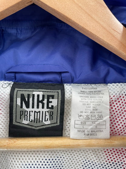 90’s NIKE PREMIER Size L Vintage Zip-up Nylon Jacket / K5342