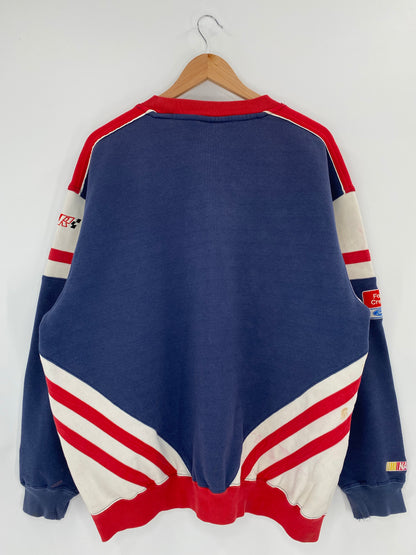 Vintage NASCAR DALE QUALITY CARE Size XL Racing Sweat- Shirts / K4911