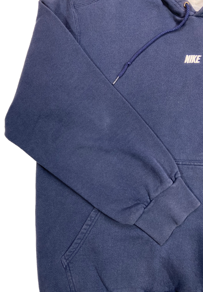 90's Nike Center Mini Logo Vintage Hoodie Sweat-Shirt / 4190