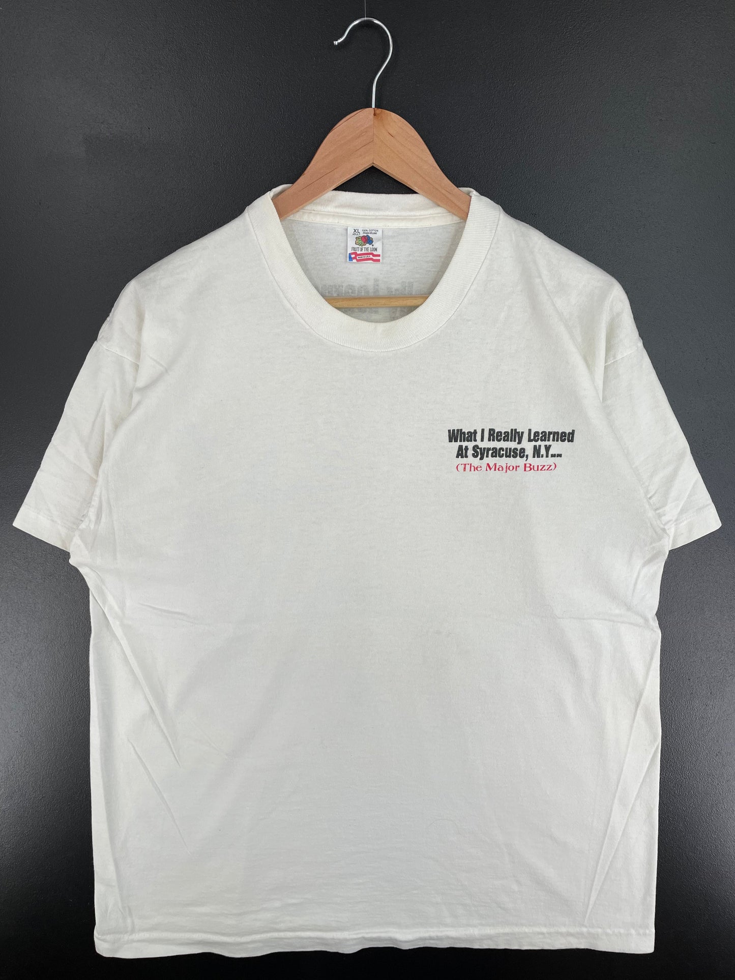 .1994 THE MAJOR BUZZ Made in USA Size XL Vintage T-Shirt / E2992T