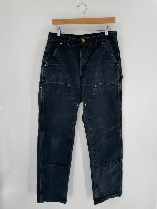 90's CARHARTT Size W31xL32 Vintage Double Knee Duck Pants / A1908