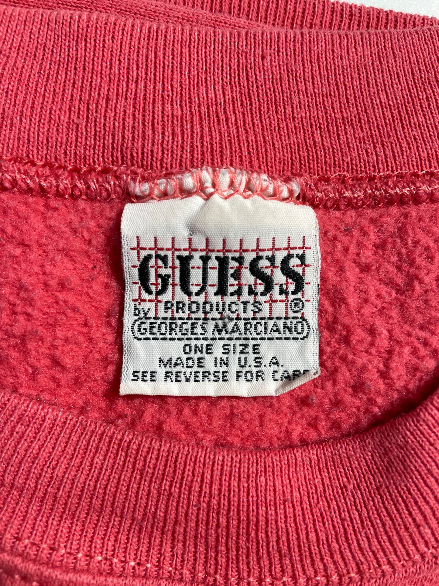 90's GUESS Made in USA Size Approx.XL Vintage Sweat-shirt / E868