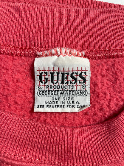90's GUESS Made in USA Size Approx.XL Vintage Sweat-shirt / E868