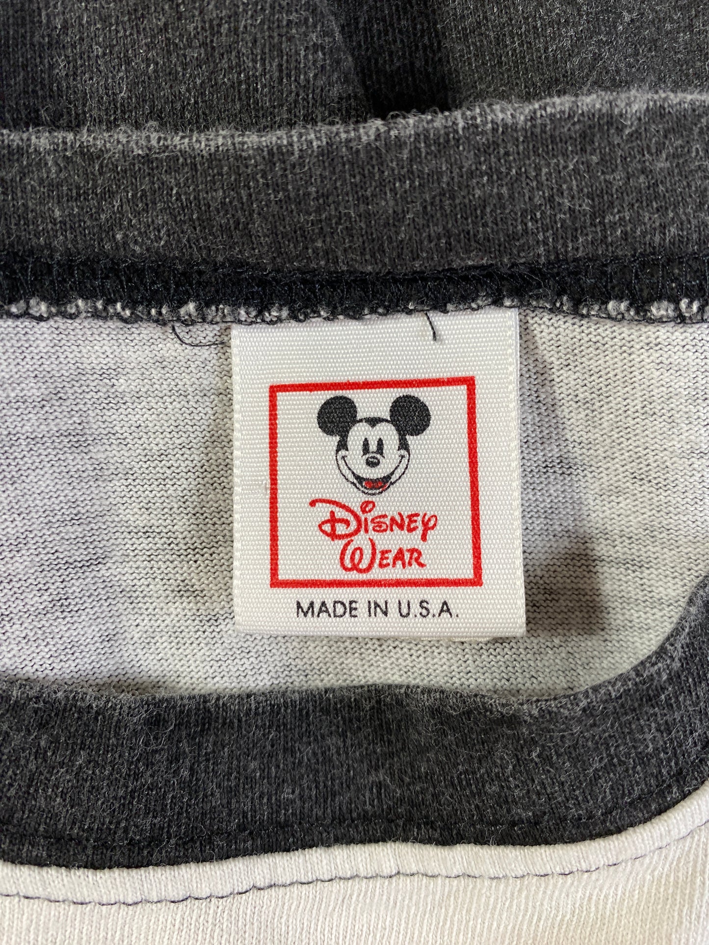 90's DISNEY MICKEY Made in USA Size S-M Vintage T-Shirt / E5431T