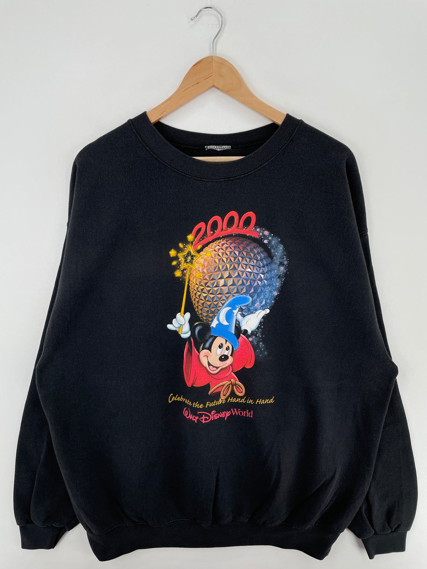 2000 DISNEY MICKEY Size Approx.XXXL Vintage Sweat-shirt / A4251