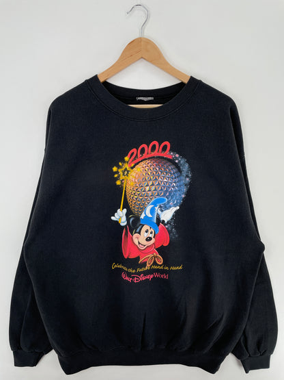 2000 DISNEY MICKEY Size Approx.XXXL Vintage Sweat-shirt / A4251