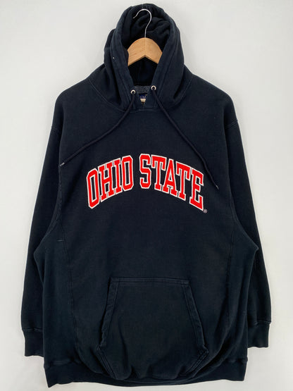 Vintage OHIO STATE Size XL Vintage College Hoodie Sweat-Shirts / A4891